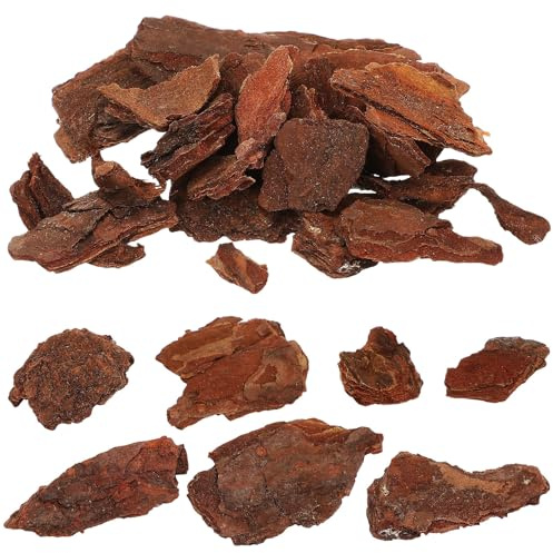 BESTonZON Material Natural de Corteza de Árbol 18-30 MM 50 G Bolsa para DIY Elementos Texturizados para Decoración Natural en Miniatura Suministros para Construcción de Modelos y Escenas