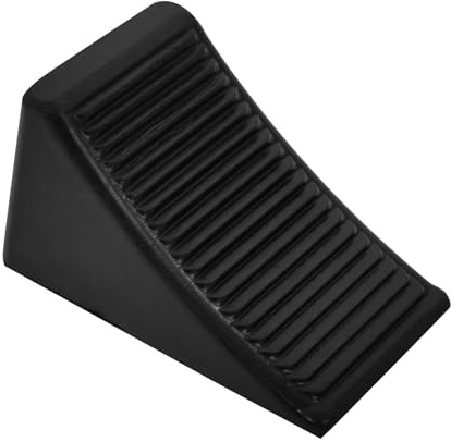 SWETRACE Cuneo per Ruote in Gomma 160x95x95 Cm, Blocco Antiscivolo Triangolare per Auto, Camper e Camion, Stabilizzatore Compatto per Rimorchi e Roulotte, Accessorio per Viaggi e Parcheggi
