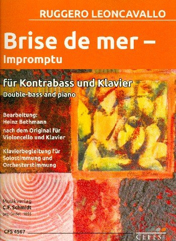 Brise de mer : für Kontrabass und Klavier (Klavierbegleitung für Solo- und Orchesterstimmung)