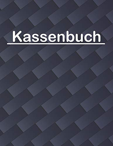 Kassenbuch: Einnahmen Ausgaben Buch für Kleinunternehmer und Selbstständige sowie für Vereine Barzahlungen übersichtlich in einem Buchhaltung Heft festhalten DIN A4 110 Seiten (schräg gestreift blau)