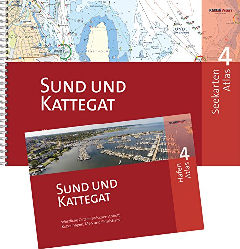 SeeKarten Atlas 4 | Sund und Kattegat: Westliche Ostsee zwischen Anholt, København, Møn und Simrishamn