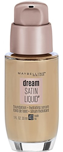 Maybelline New York Dream Satin Liquid Foundation (Dream Liquid Mousse Foundation), Nude, 1 fl. oz.