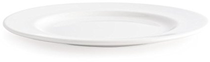 Churchill Super vitrificada P604 Whiteware Classic Placa, blanco (Pack de 12)