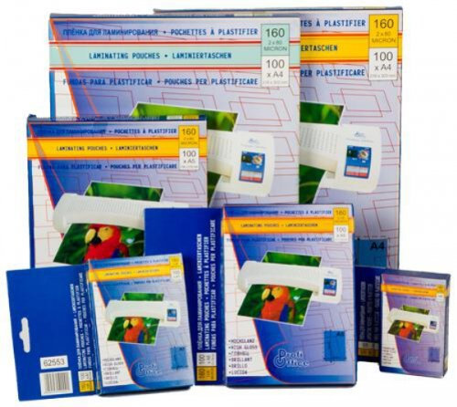 100 ProfiOffice Laminierfolien 54x86mm / 2 * 100mic