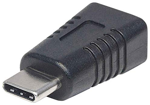 Manhattan 354677 USB 3.1 Mini-B Buchse auf Typ C-Stecker Adapter (G1) schwarz