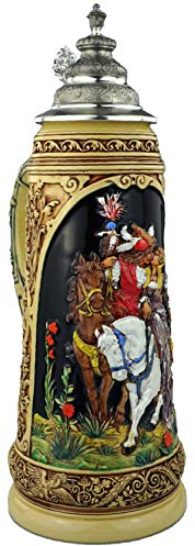 KING Bierkrug 2019 Falkenjagd Seidel 2 Liter Bierseidel, Limität 2019