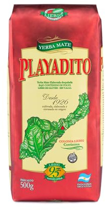 Playadito Yerba Mate Despalada 500g x2 – Pack de 2, Yerba Mate Argentina Sin Palo, Sabor Intenso, Energía Natural, Alternativa al Café