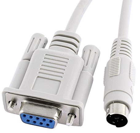 Ruilogod VGA a PS / 2 MINI DIN MONITOR DE TECLADO Teclado Mouse KVM Cable 10 pies