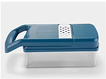 Saturey French Fries Machine Potato Shreds Slicer Cutter Artifact Multi-function Vegetable Cutter Grater Dicing Kitchen Household Slicing Cut Flowers Vegetable Cutter