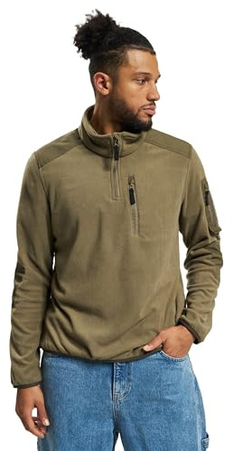 Brandit Fleece Troyer Ripstop, Color: olive, Size: 4XL
