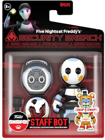 Funko Five Nights At Freddy's (FNAF) Snap: RR - Security Staff Bot - Vinyl-Sammelfigur - Geschenkidee - Offizielle Handelswaren - Spielzeug Für Kinder Und Erwachsene - Video Games Fans