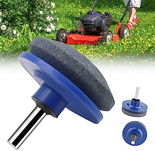 Lawn Mower Blade Sharpener,Heavy Duty Garden Tool Sharpener,Precise Multipurpose Lawnmower Blade Sharpener for Rotary Lawn Mower,Spades,Hoes,Lawn Edgers Tool ＆ Most Power Drill Hand Drill