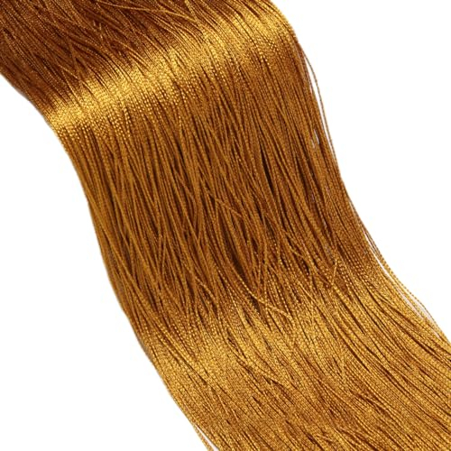 Whakano Fadenvorhang,String Türvorhang Fensterdekoration Raumteiler Dekoration,Dekorative Gardine,Wohnaccessoires,Schaufensterdekoration,Fliegenschutz für Party,Hochzeit,Café,Restaurant,Gold