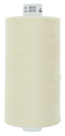 1000 Meter Polyester Nähgarn Knopflochgarn Ziergarn Jeansgarn Stärke 30 Ariadna TALIA (808 - creme)