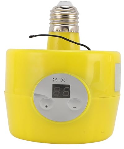 Hühnerstall Heizung Brutmaschine Wärmelampe für Hühner Multifunktionale Reptilien Hühnerstall Lampe Licht Hühnerbrutwärmer Hühnerstall Heizung für Küken, Enten, Reptilien