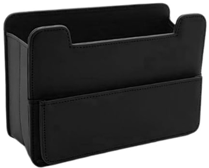 Bkljkf Organisateur de siège arrière de voiture, poubelle et sac de rangement pour siège arrière, accessoires de véhicule, support de téléphone portable pliable pour camion, berline, SUV, camping-car