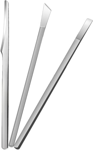 HAMPPLIES 3 piezas Cuchillos de Acero Inoxidable para Uñas Encarnadas Removedor Portátil de Piel Muerta Herramientas Profesionales para Pedicura y Cuidado de Pies para Eliminar Durezas y