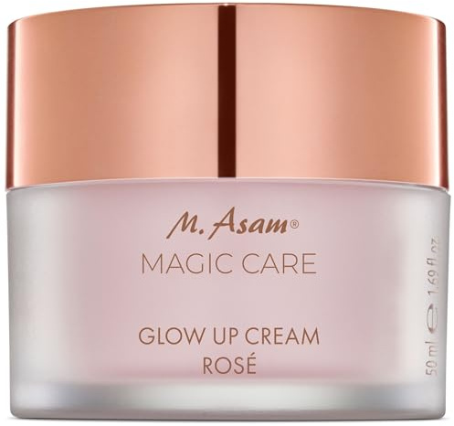 M. Asam Magic Care Glow Up Cream Rosé (50ml) | Glow Creme Gesicht mit Sofort Leuchtkraft, Tagescreme für Frischen Rosigen Teint, Feuchtigkeitsspendende Gesichtscreme