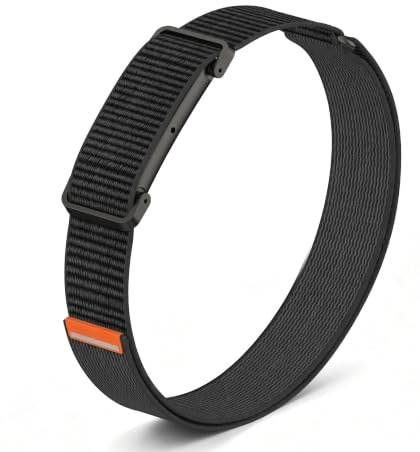 NEWZEROL Nylon Biceps Armband Kompatibelt med Google Fitbit Air | Justerbar Längd, Andningsbart sportarmband, Ersättningsarmband, Lämplig för Män och Kvinnor