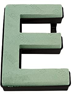 Oasis Blumenmuster Schaum Buchstaben Schnell Klammer System A-Z Erhältlich - Buchstabe E