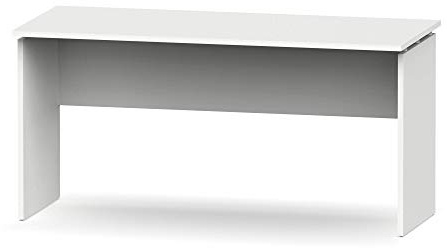 MUEBLES PITARCH | Mesa Despacho, Escritorio Grande de Estudio, Mesa Ordenador, Oficina, Blanca, 76x155x68cm (Alto x Ancho x Fondo) Moderna Modelo Rívoli