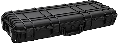 vidaXL Flugkoffer mit Rollen Transportkoffer Fotokoffer Kamerakoffer Schutzkoffer Universalkoffer Aufbewahrungskoffer Schwarz 96x42x16cm PP