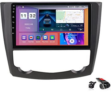 Navigatore satellitare per Auto Stereo Android 10 Doppio DIN per R-enault Kadjar 2015-2017 Radio Navigazione GPS 9'' Lettore Video multimediale MP5 Ricevitore FM Supporto 4G 5G WiFi SWC Carplay, M10