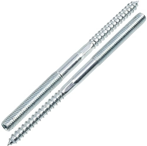 AERZETIX - C75878 - Satz von 12 Stockschrauben M8x130 mm - stiftschraube - aus stahl