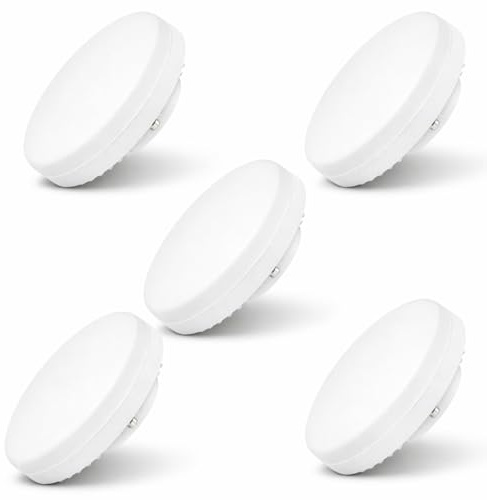 ADAKAT 5er Pack, LED GX53 Leuchtmittel 9W, warmweiß 3000K