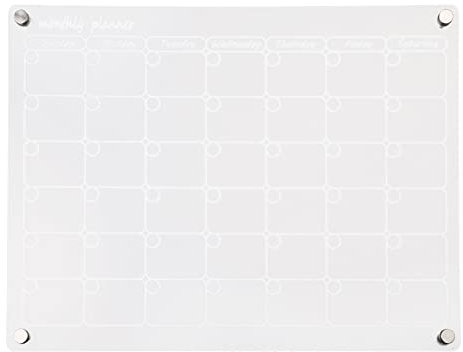 WASTEBIN Acryl Magnetkalender Planungstafel Plantafel Zubehör Für Festival Urlaub Neujahr Geburtstag Dekoration