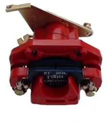 1408751 Bremssattel rechts hinten rot Microcar M.Go M8 Due Ligier Ixo Js50 Universal