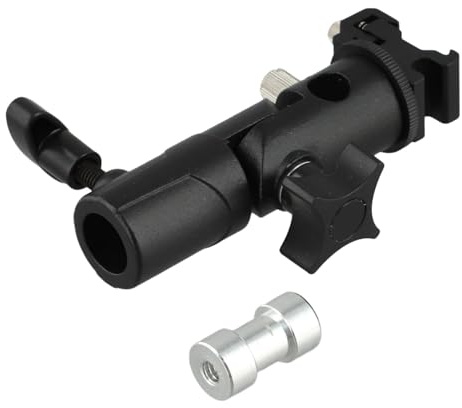 Staffa per flash per illuminazione fotografica con foro morbido per ombrello e slitta rimovibile per l'uso