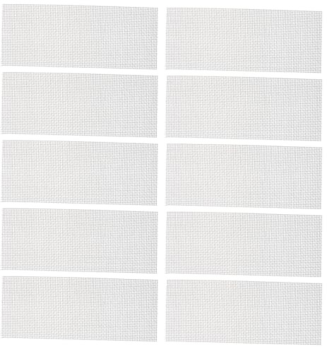 Toyvian 10PCS Stainless Steel Moss Wall Mesh for Aquatic Fish Tanks Multi-functional Anti-rust Moss Net for Easy Plant Growth and Secure Attachment