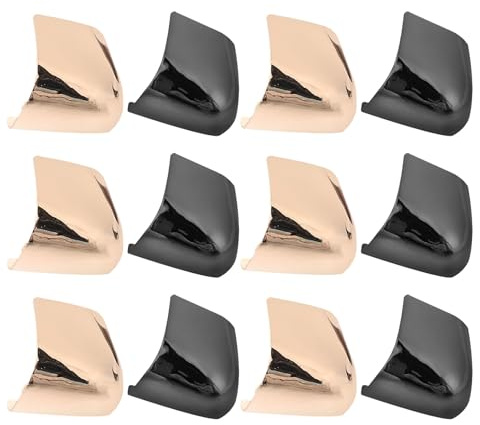 Mikinona 6 Paia Protezioni Metalliche per Tacchi Alti, Copri Punte e Ferma Tacchi Resistenti, Accessori Antiusura per Scarpe a Punta, Adatti per Eventi Formali e Uso Quotidiano