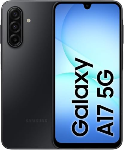 Samsng Galaxy A17 5G A176B/DS, Dual,AI Smartphone, Slim 7.5mm Frame, Large Screen, 50MP Camera 5000 mAh Battery, 128GB - 4GB RAM (Black)