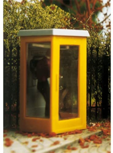 H0 - Telefonzelle beleuchtet