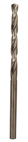 Bosch 10x PRO Stainless Steel HSS-Co Spiralbohrer, 4 x 43 x 75 mm, 10-tlg. | für Stahl, Edelstahl, Ø 4,00 mm, Professional Zubehör Bohrmaschine/Schrauber