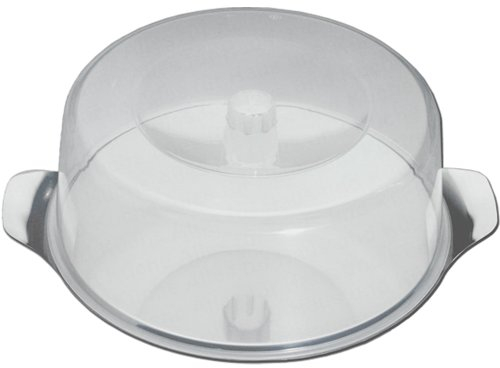 Chg 14021- - Bandeja para conservar Tartas y Alimentos (Acero Inoxidable, 0,7 de Grosor, con Tapa irrompible de 11 cm de Altura)