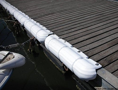 Osculati Fender f. båtsteg, vit 900 mm