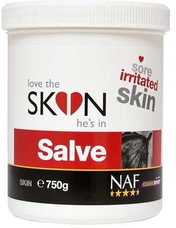 NAF Love the Skin He’s In Skin Salve 750g – Soothing Antibacterial Horse Skin Balm – For Minor Wounds, Irritations & Scabs – Naturally Calming & Moisturising Formula