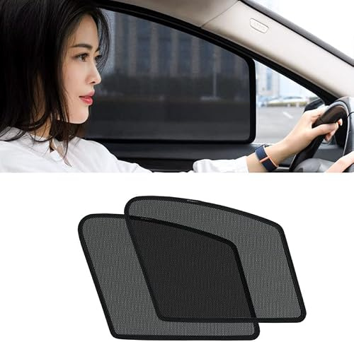 PROEI Coche Parasoles para BMW X1 X2 X3 X4 X5 X6 X7 XM GT, Ventanas Laterales Autocebado Magnético Transpirable Calor Protección Parasoles Accesorios,2Front-Window