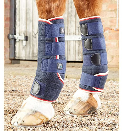 Premier Equine Quick Dry Leg Wraps - Navy Blue Medium
