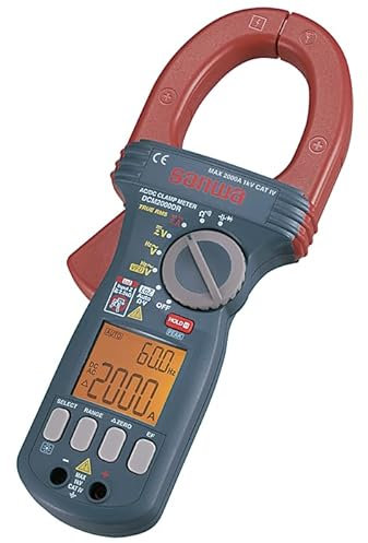KYORITSU DCM2000DR Clamp Meter Clamp Multimeter High Precision Pliers Ammeter Voltmeter DC/AC Current Measurable Max. 2000A & DMM Functions DC/AC current measurable max. 2000A, CAT.IV 1000V(DCM2000DR)