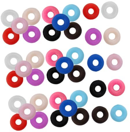Toyvian 100pezzi Anelli Antiscivolo Per Braccialetti Accessori Per Creazione Gioielli Facili Da Usare e Conservare Perfetti Per Artigianato e Progetti Creativi
