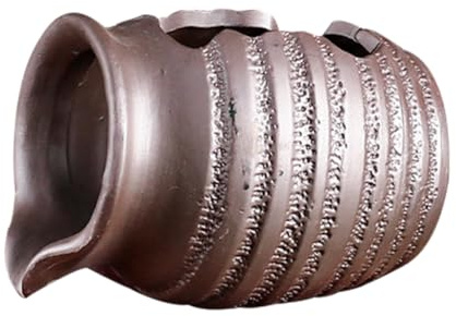 Zerodeko Contenitore in Ceramica Decorativo per Fontana da Giardino Esterno di Spruzzatore d Acqua, Design Altamente Realistico e Decorazione per Giardino Annuale