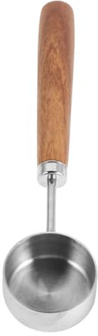 GOOHOCHY Cucharas Medidoras de Café Inoxidable Madera Cucharas de Café y Utensilios Elegantes Café Molido Especias