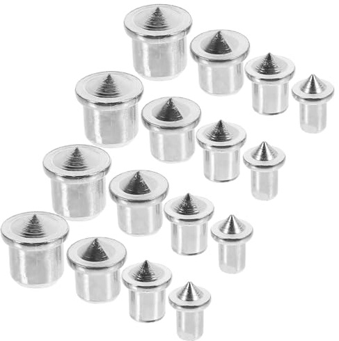 Housoutil Holzverbindungs dübel Zentrierspitzen mit Tenon Center Transfer Plugs für Präzises Bohren und Positionieren bei Möbel Holzarbeiten Geeignet für Dübel Verbindungsbohrungen