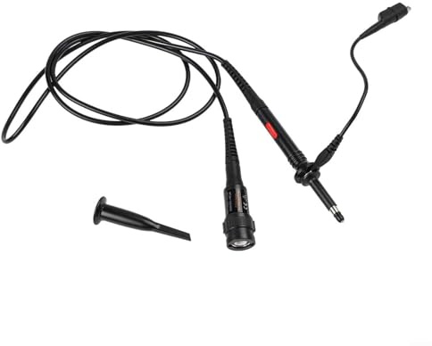 Gdfnmogo Oscilloscope Probe Kit 60MHz P2060 with X1/X10 Switch, BNC Connector for Digital Handheld Oscilloscopes, Includes Crocodile Clips and Accessory Set