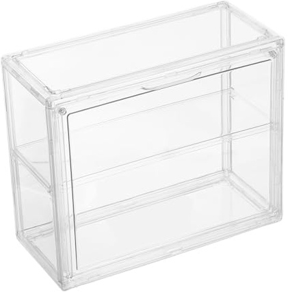 Doppelschichtige Acryl Vitrine für Modellflugzeuge zum Aufbewahren | Transparente Box, Einfache Montage, für Wohnzimmer und Büro, Zuverlässiger Schutz und Elegante Präsentation
