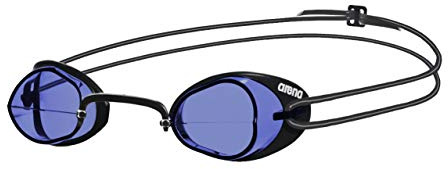 ARENA Swedix Anti-Fog Wettkampf Schwimmbrille Unisex für Erwachsene, Schwedische Schwimmbrille mit Split-Lens Gläsern, UV-Schutz, 4 Austauschbare Nasenstege